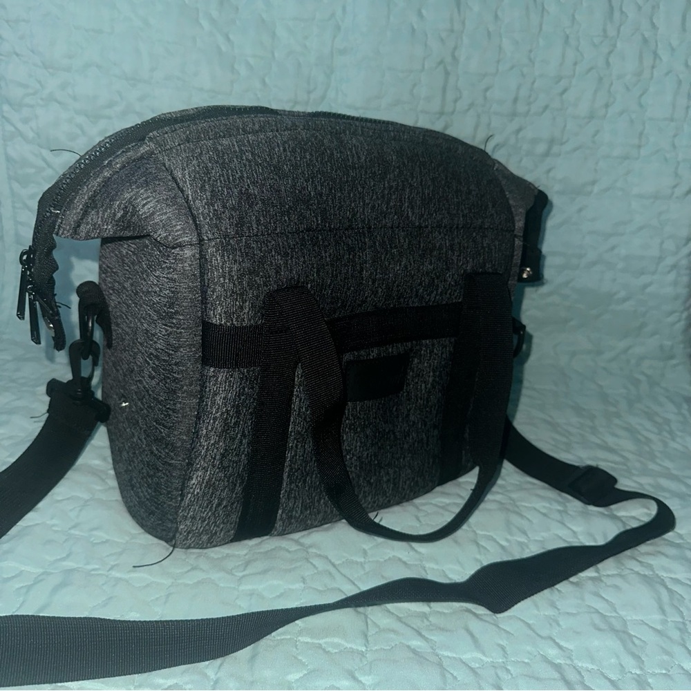 Large gray lunch bag